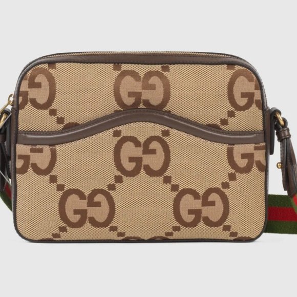 Sold***Gucci Jumbo GG Messenger Bag - Picture 3 of 9